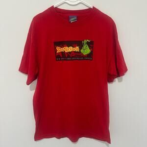 Vintage Y2K Da Grinch T-Shirt - Large
